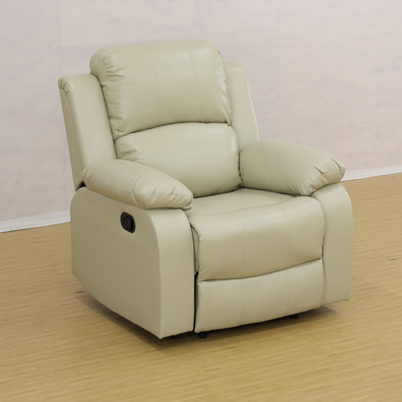 Hokku Designs Jazzlyn Faux Leather Manual Recliner Wayfair